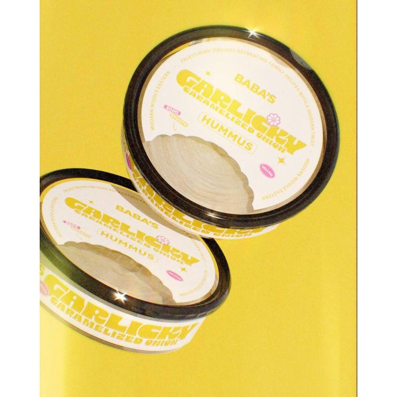 slide 8 of 8, Baba's Garlicky Caramelized Onion Hummus - 10oz, 10 oz