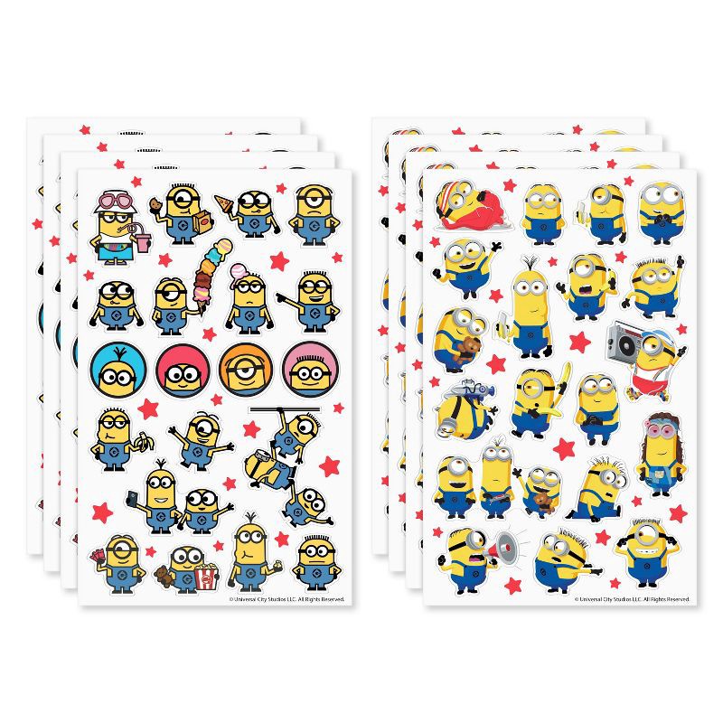 slide 3 of 4, Minions 78ct 8 Sheets Sticker Book For Kids' Adorable Minions, 78 ct, 8 sheets