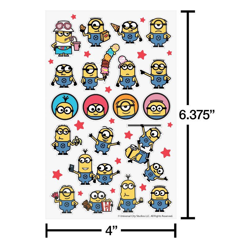 slide 4 of 4, Minions 78ct 8 Sheets Sticker Book For Kids' Adorable Minions, 78 ct, 8 sheets