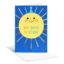 American Greetings Kids' 'You Shine So Bright' Birthday Card
