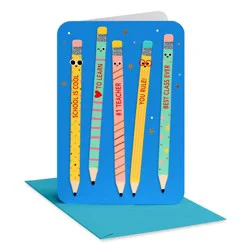 American Greetings Teacher Appreciation Card, Great Teacher, Includes Envelope