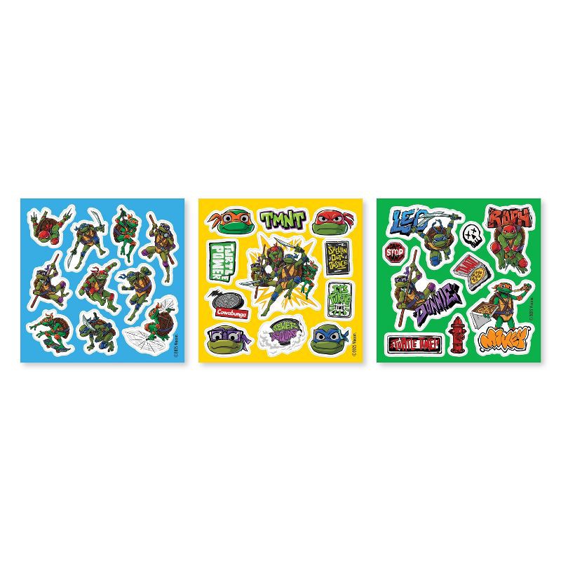 slide 2 of 4, Teenage Mutant Ninja Turtles 101ct 8 Sheets Sticker Book For Kids' Ninja Turtle Magic, 101 ct, 8 sheets