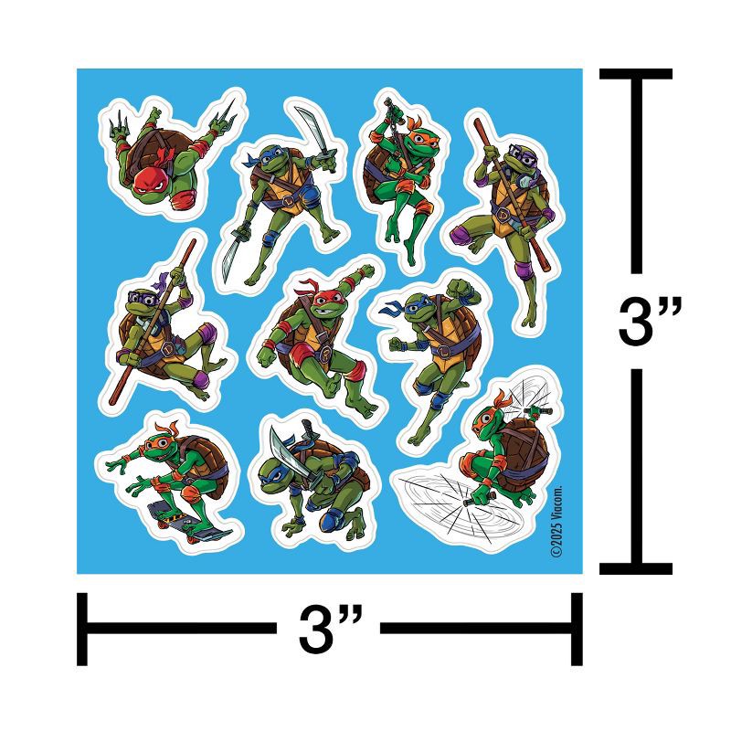 slide 4 of 4, Teenage Mutant Ninja Turtles 101ct 8 Sheets Sticker Book For Kids' Ninja Turtle Magic, 101 ct, 8 sheets