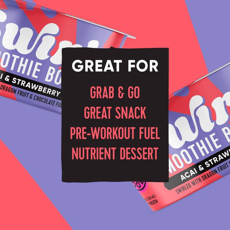 slide 6 of 9, Pitaya Foods Frozen Organic Acai & Strawberry Swirl Smoothie Bowl - 8 fl oz, 8 fl oz