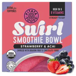 Pitaya Foods Frozen Organic Acai & Strawberry Swirl Smoothie Bowl - 8 fl oz