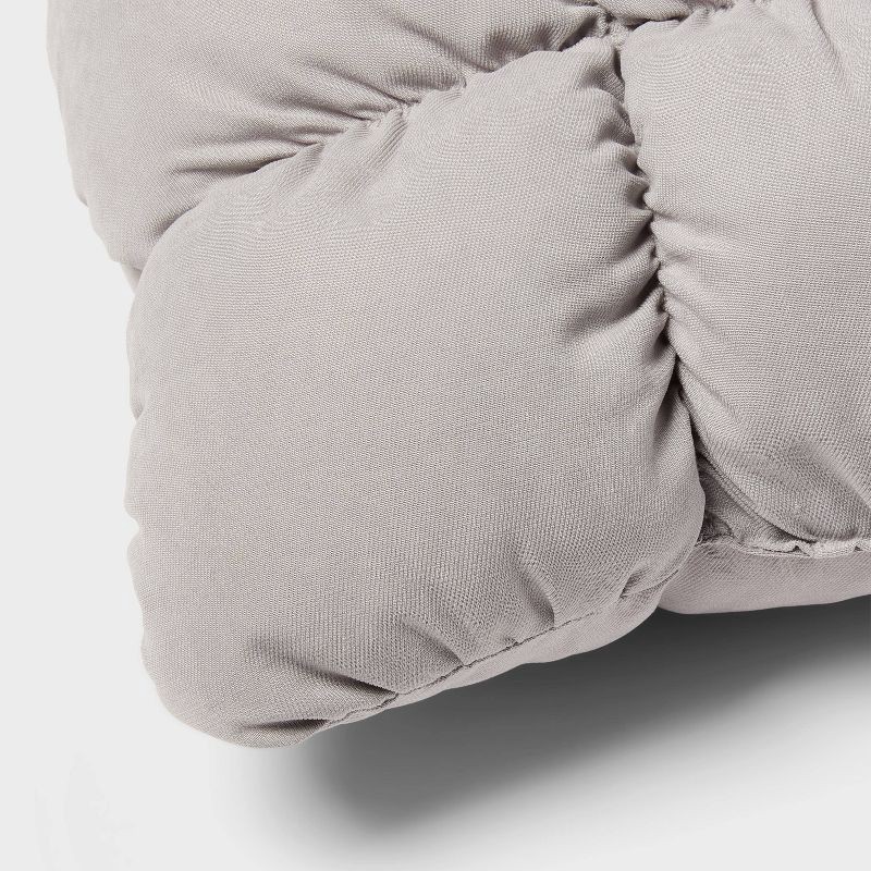 slide 4 of 4, RE Dec Square Throw Pillow Gray - Room Essentials™, 1 ct