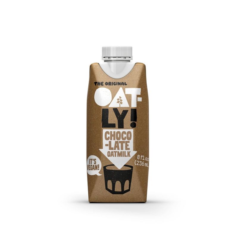 slide 2 of 11, Oatly Chocolate Non-Dairy Oat Milk - 6pk/8 fl oz, 6 ct; 8 fl oz