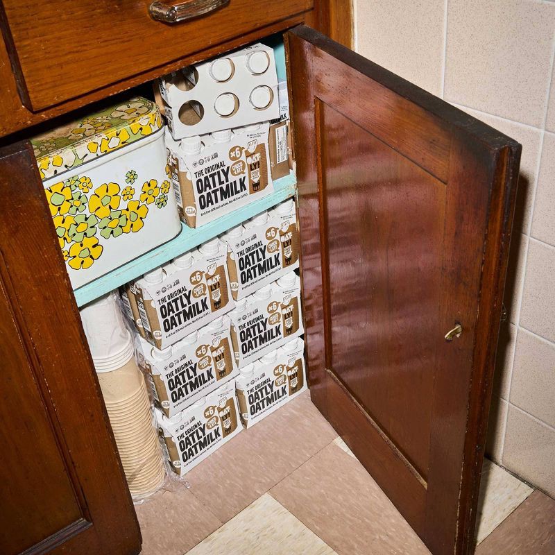 slide 8 of 11, Oatly Chocolate Non-Dairy Oat Milk - 6pk/8 fl oz, 6 ct; 8 fl oz