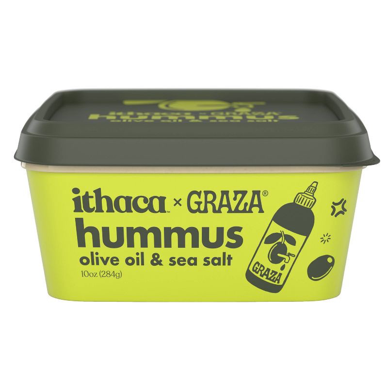 slide 1 of 7, Ithaca Hummus Ithaca Graza Olive Oil and Sea Salt Hummus - 10oz, 10 oz