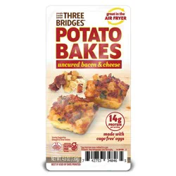 Three Bridges Uncured Bacon Potato Bakes - 4.6oz