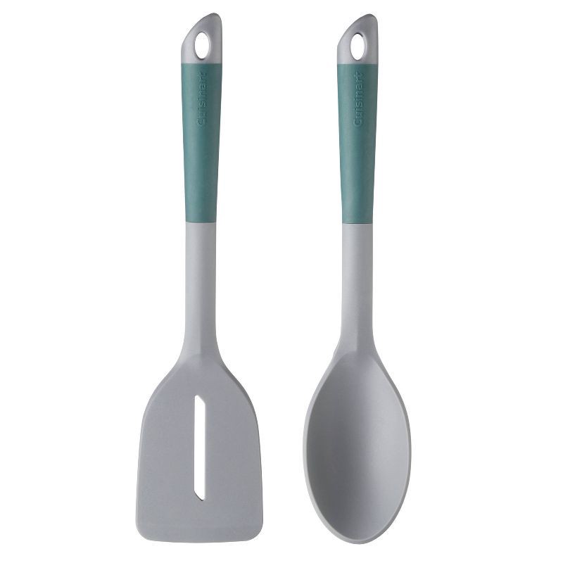 slide 2 of 3, Cuisinart 2pc Flex Touch Slotted Turner and Solid Spoon Set, 2 ct