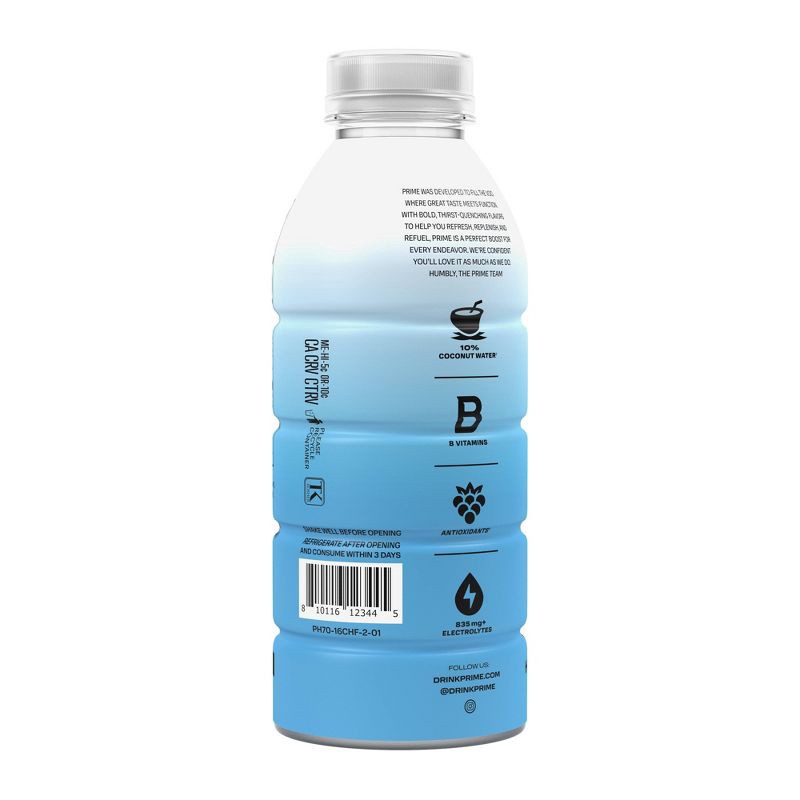 slide 2 of 8, Prime Hydration Berry Freeze Sports Drink - 16.9 fl oz Bottle, 16.9 fl oz
