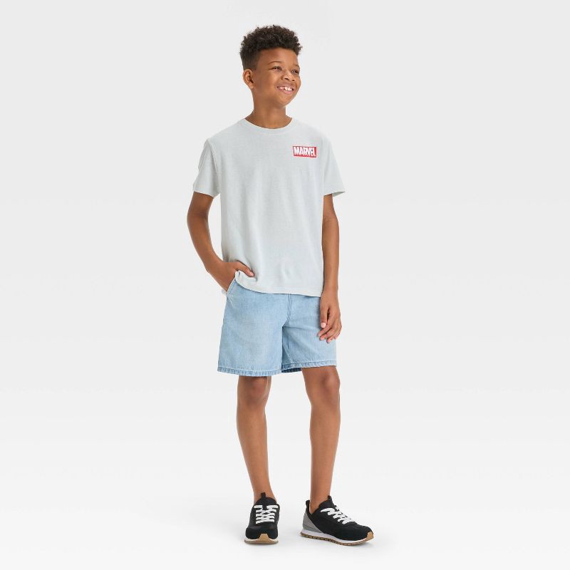 slide 4 of 4, Disney Boys' Marvel Thunderbolts Short Sleeve Graphic T-Shirt - Gray L, 1 ct