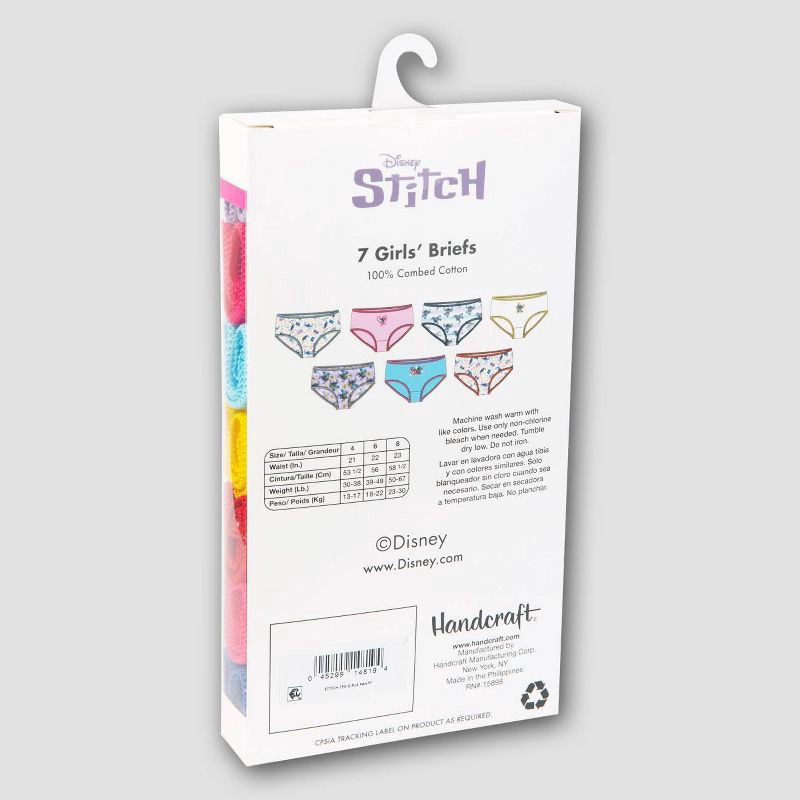 slide 3 of 4, Girls' Lilo & Stitch 7pk 100% Cotton Underwear - 6, 7 ct