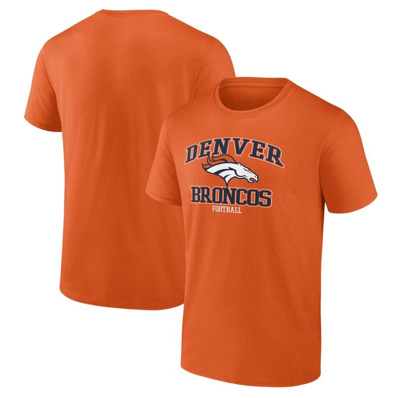 slide 3 of 3, NFL Denver Broncos Men's Short Sleeve T-Shirt - XL, 1 ct