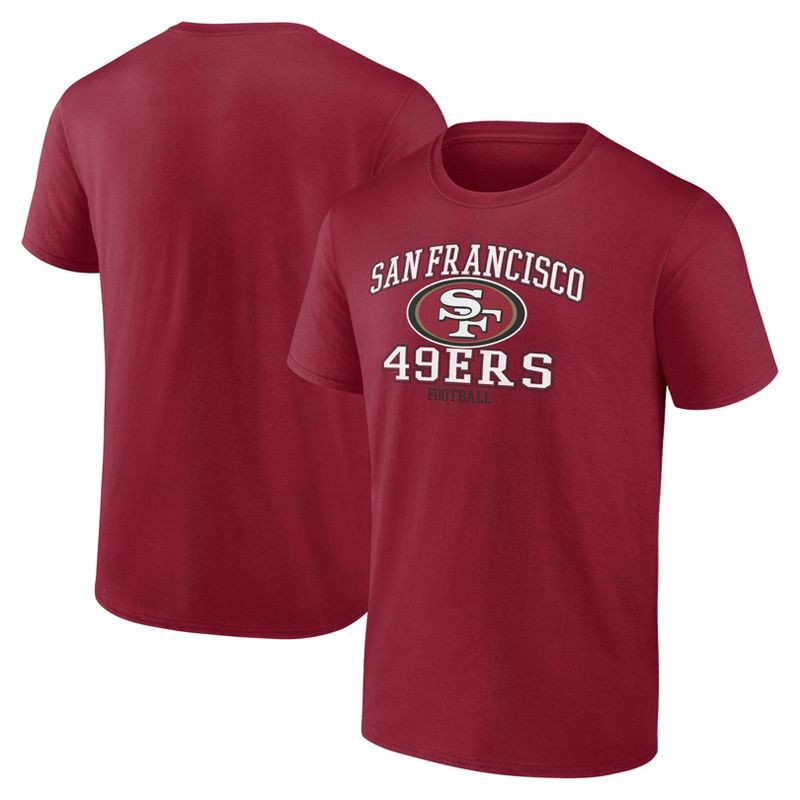 slide 3 of 3, NFL San Francisco 49ers Men's Short Sleeve T-Shirt - XL, 1 ct