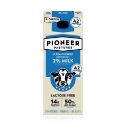 Pioneer Pastures Lactose Free 2% A2 Milk - 59 fl oz