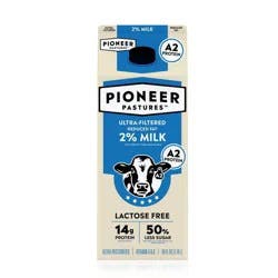 Pioneer Pastures Lactose Free 2% A2 Milk - 59 fl oz