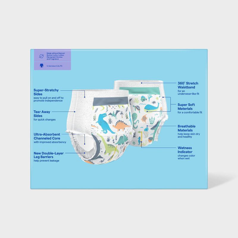 slide 4 of 7, Boys' Disposable Training Pants - 4T-5T - 70ct - up&up™, 70 ct