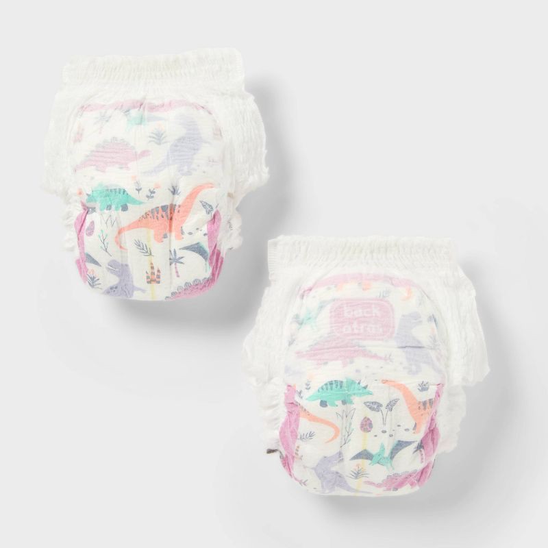 slide 3 of 7, Girls' Disposable Training Pants - 4T-5T - 70ct - up&up™, 70 ct