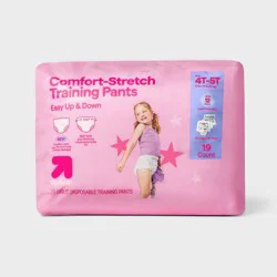 Girls' Disposable Training Pants - 4T-5T - 19ct - up&up™