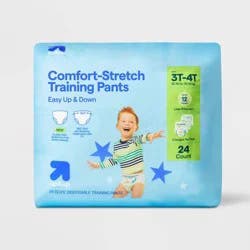 Boys' Disposable Training Pants - 3T-4T - 24ct - up&up™