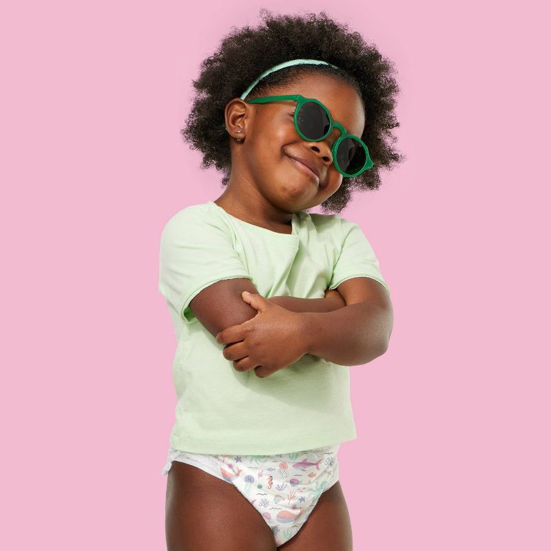 slide 2 of 7, Girls' Disposable Training Pants - 3T-4T - 86ct - up&up™, 86 ct