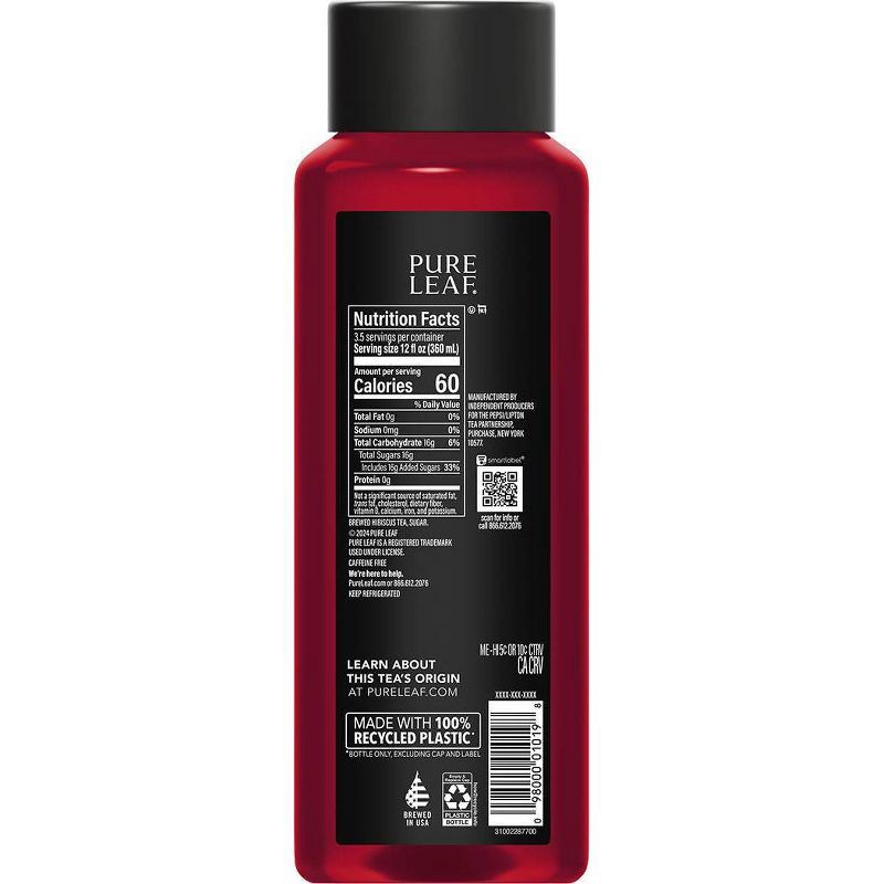 slide 2 of 3, PURE LEAF Artisan Inspired Teas Hibiscus Herbal Iced Tea - 42 fl oz, 42 fl oz