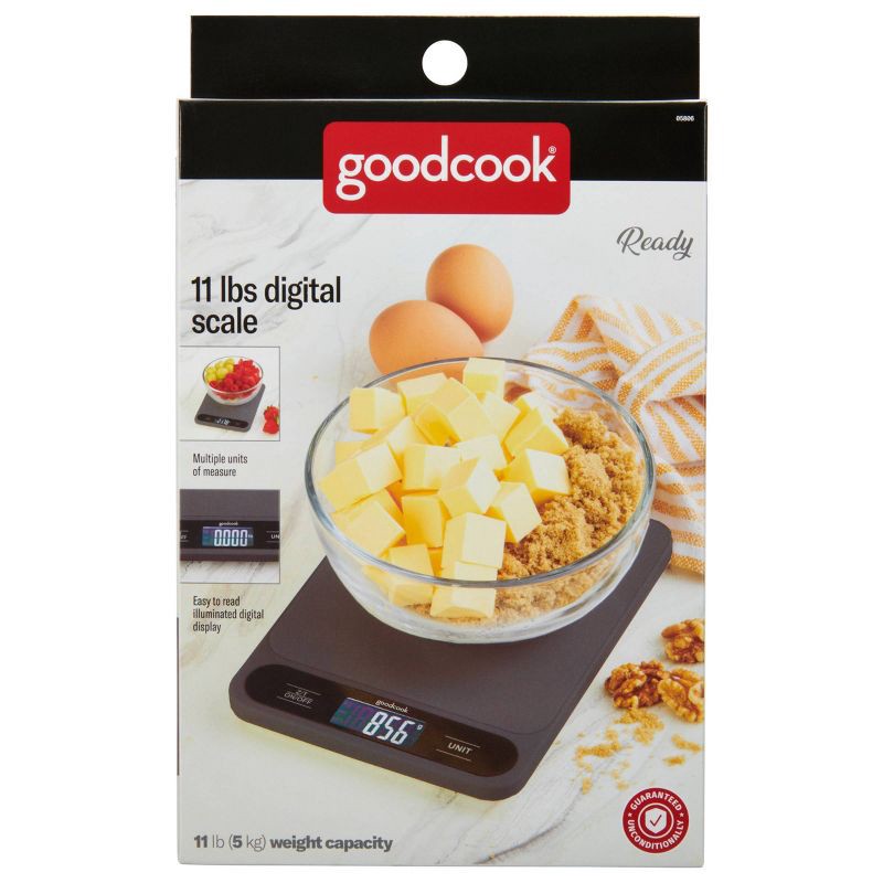 slide 2 of 15, GoodCook Digital Kitchen 11lb Food Scale, 11 lb