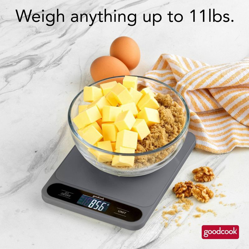 slide 4 of 15, GoodCook Digital Kitchen 11lb Food Scale, 11 lb
