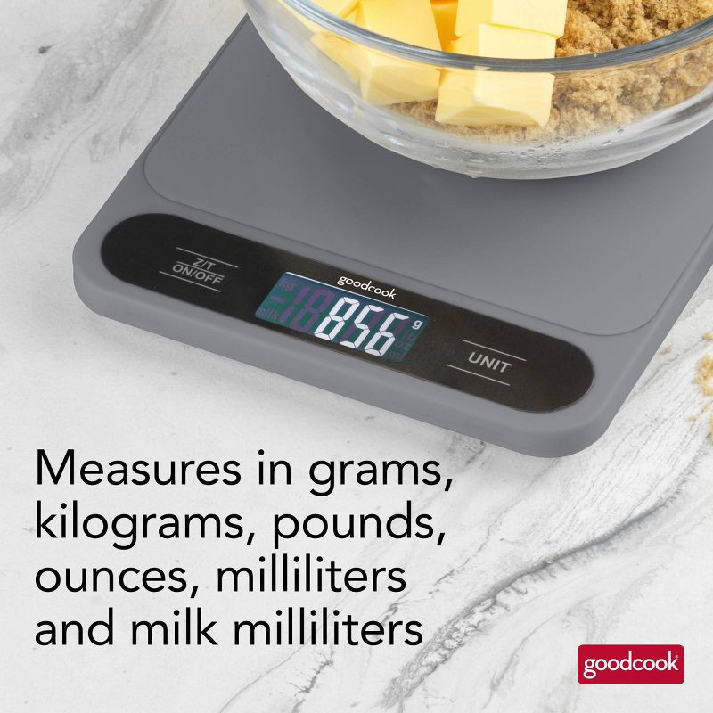 slide 5 of 15, GoodCook Digital Kitchen 11lb Food Scale, 11 lb