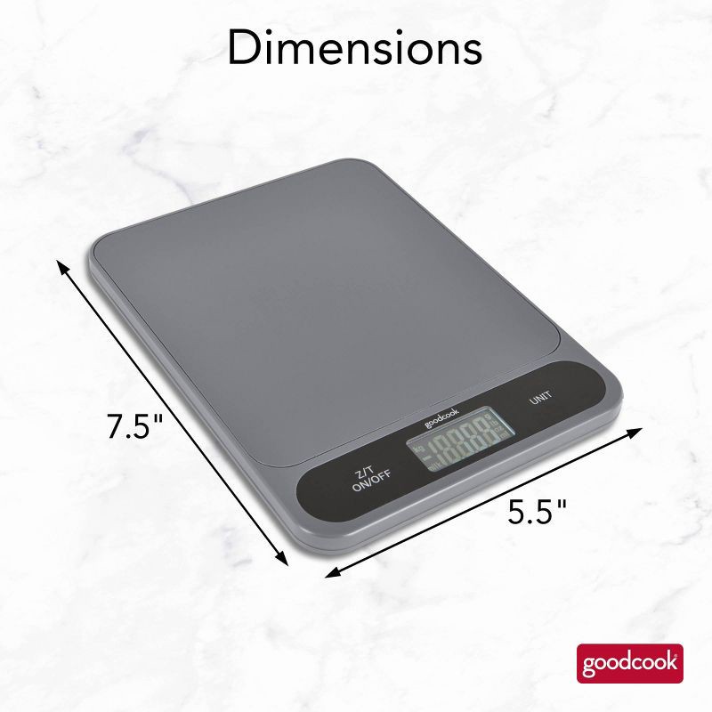 slide 6 of 15, GoodCook Digital Kitchen 11lb Food Scale, 11 lb