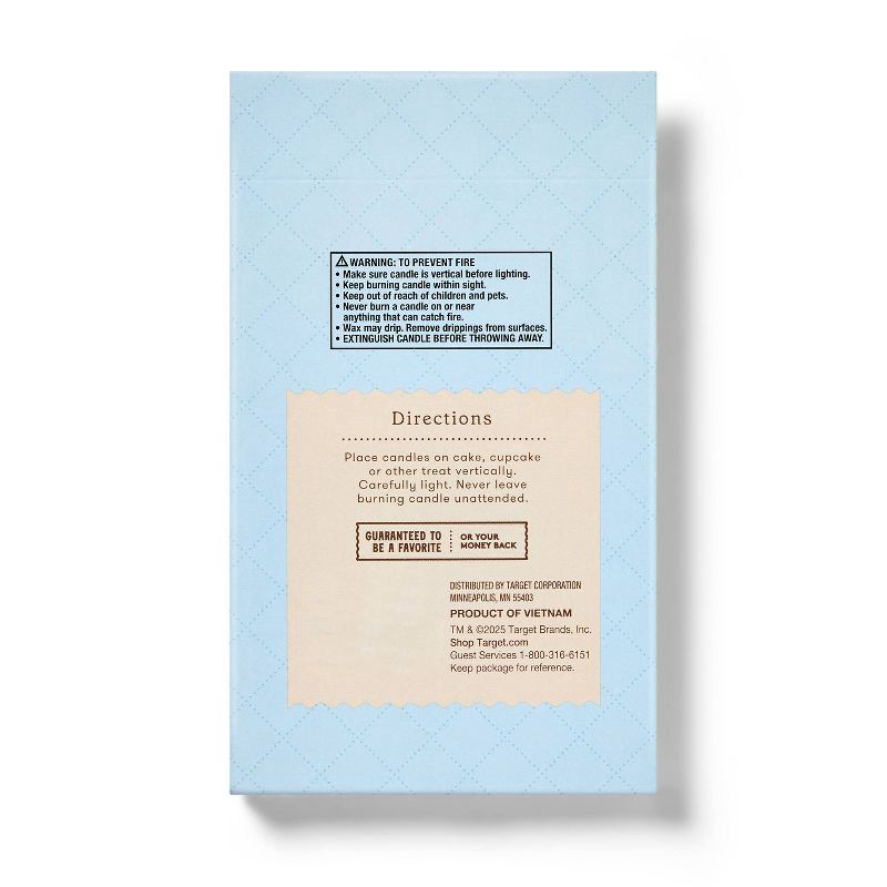 slide 3 of 3, 15pc Natural Beeswax Cake Candles Rainbow - Favorite Day™, 15 ct