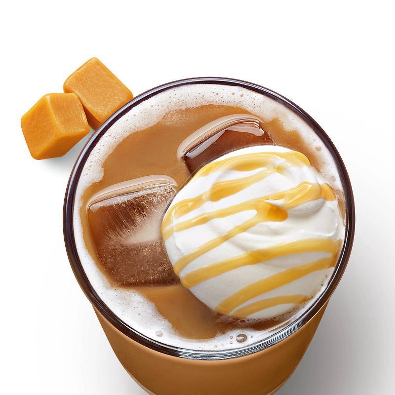 slide 4 of 5, Caramel Macchiato Naturally Flavored with Other Natural Flavors Flavored Syrup - 12.7 fl oz - Good & Gather™, 12.7 fl oz