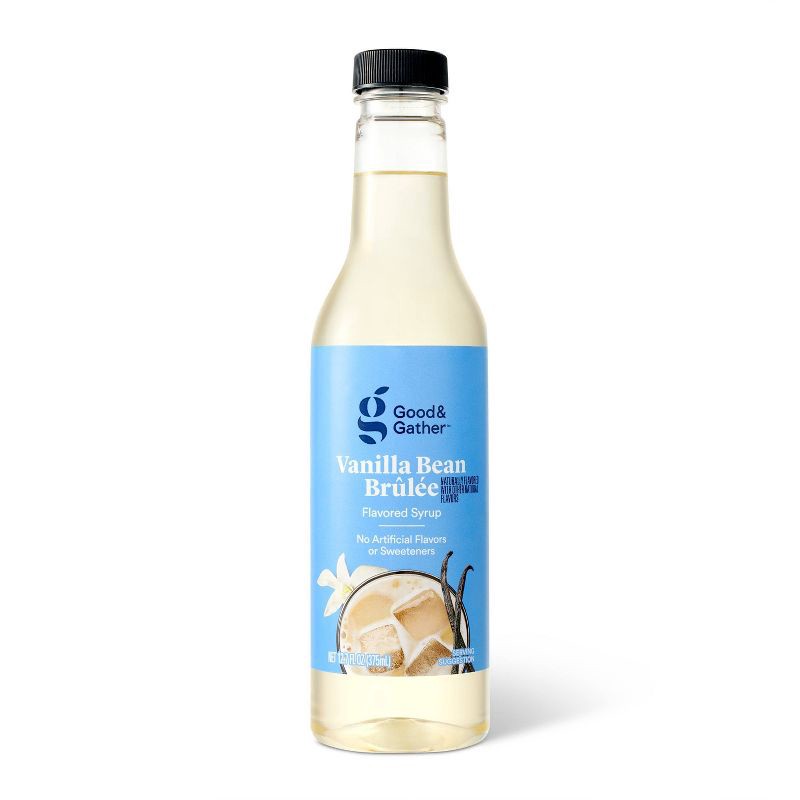slide 1 of 5, Vanilla Bean Brulée Naturally Flavored with Other Natural Flavors Flavored Syrup - 12.7 fl oz - Good & Gather™, 12.7 fl oz