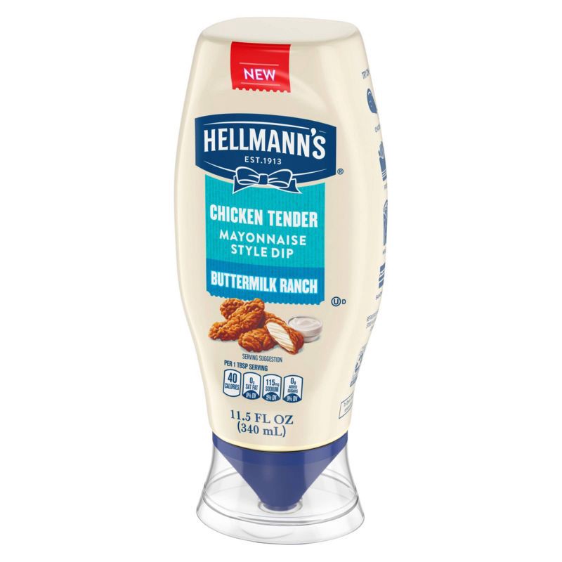 slide 3 of 9, Hellmann's Buttermilk Ranch Dressing - 11.5 fl oz, 11.5 fl oz