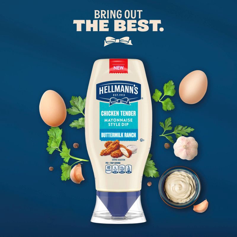slide 8 of 9, Hellmann's Buttermilk Ranch Dressing - 11.5 fl oz, 11.5 fl oz