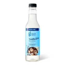 Sugar Free Vanilla Naturally Flavored with other Natural Flavors Flavored Syrup - 12.7 fl oz - Good & Gather™