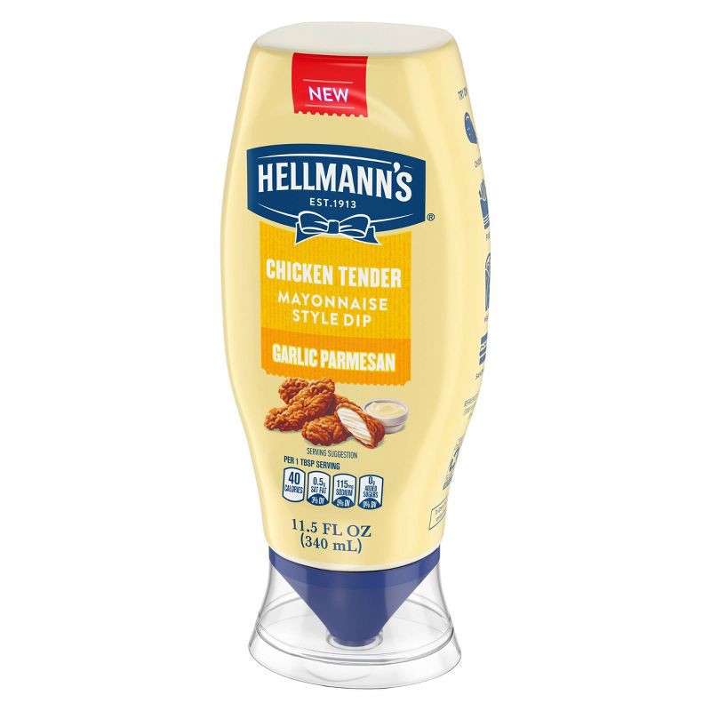 slide 3 of 8, Hellmann's Garlic Parmesan Mayonnaise - 11.5 fl oz, 11.5 fl oz