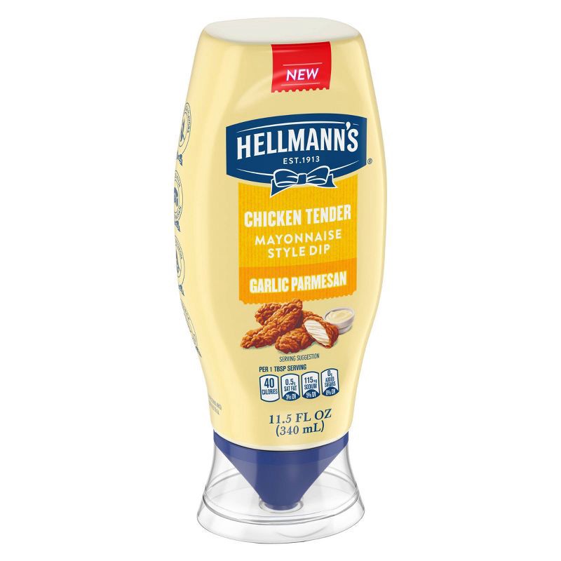 slide 4 of 8, Hellmann's Garlic Parmesan Mayonnaise - 11.5 fl oz, 11.5 fl oz