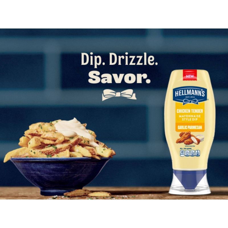 slide 7 of 8, Hellmann's Garlic Parmesan Mayonnaise - 11.5 fl oz, 11.5 fl oz