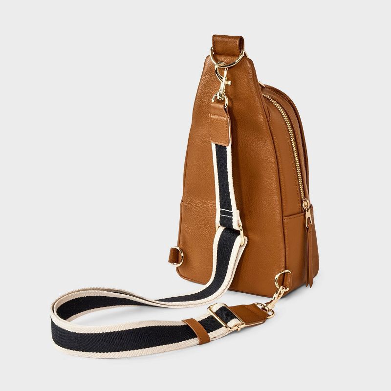 slide 3 of 5, Sling Pack Crossbody Bag - Universal Thread™ Rust Brown, 1 ct