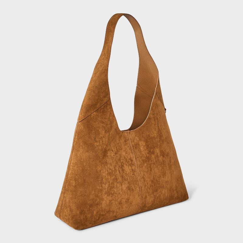 slide 3 of 5, Oversized Slouchy Shoulder Bag - Universal Thread™ Brown, 1 ct