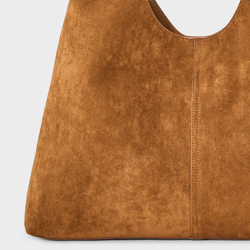 slide 5 of 5, Oversized Slouchy Shoulder Bag - Universal Thread™ Brown, 1 ct