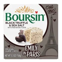 Boursin Black Truffle and Sea Salt Cheese Spread - 5.3oz