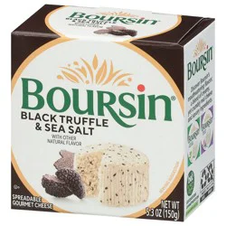Boursin Black Truffle and Sea Salt Cheese Spread - 5.3oz