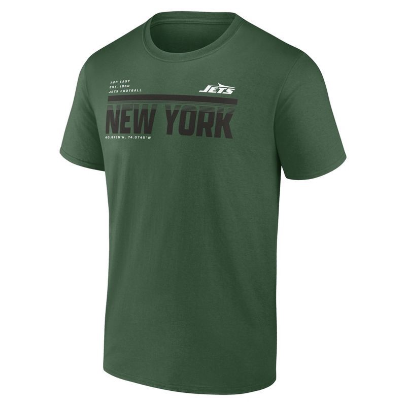 slide 1 of 3, NFL New York Jets Men's Bi-Blend T-Shirt - S, 1 ct