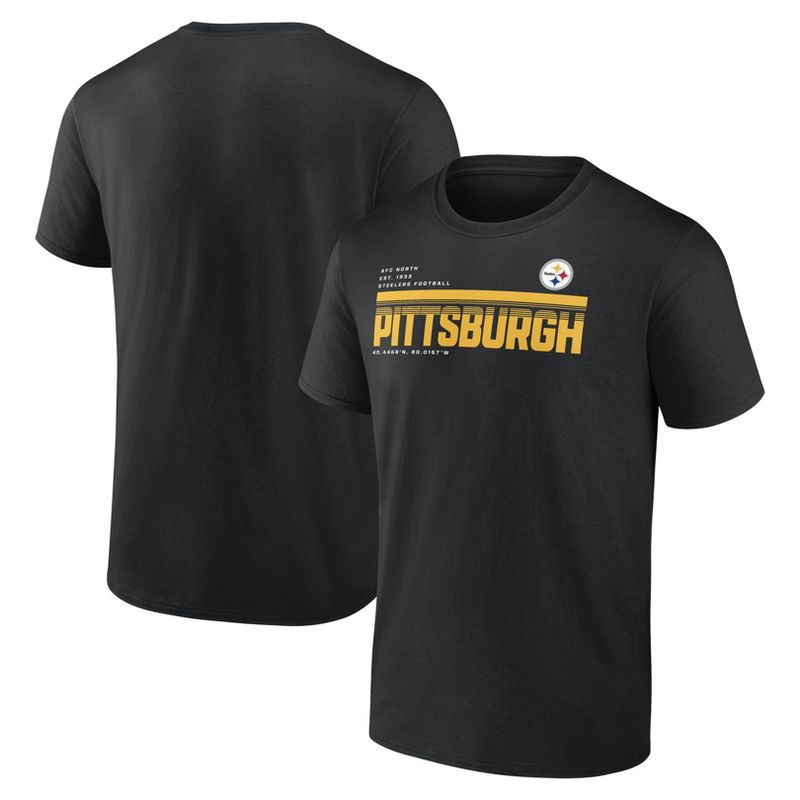 slide 3 of 3, NFL Pittsburgh Steelers Men's Bi-Blend T-Shirt - S, 1 ct