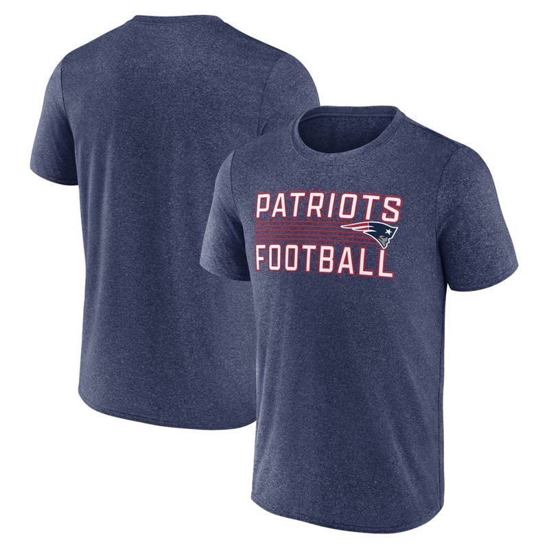 slide 3 of 3, NFL New England Patriots Men's Athleisure T-Shirt - S, 1 ct