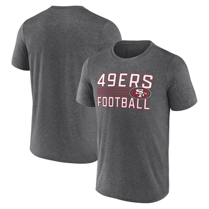 slide 3 of 3, NFL San Francisco 49ers Men's Athleisure T-Shirt - S, 1 ct